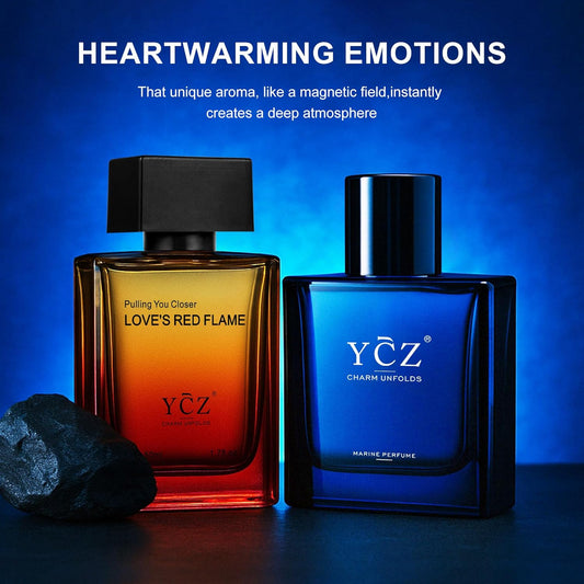 YCZ MEN'S COLOGNE - MIDNIGHT MARINE & ENCHANTING OCEAN (BUNDLE SET)