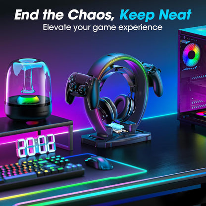 RGB Gaming Headset & Controller Stand™