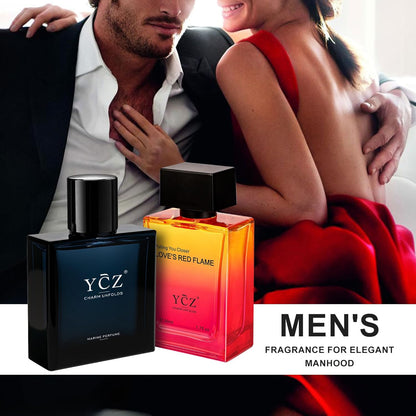 YCZ MEN'S COLOGNE - MIDNIGHT MARINE & ENCHANTING OCEAN (BUNDLE SET)