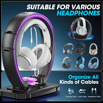 RGB Gaming Headset & Controller Stand™